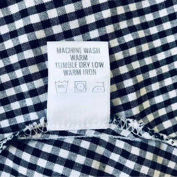 TOIT VOLANT Jurancon Dress Black & White Gingham Midi Sleeveless - Picture 16 of 16